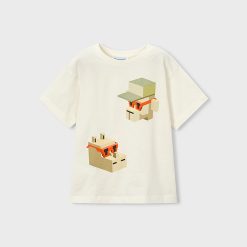 MAYORAL Μπλούζα αγόρι 26-03078-072 Κρεμ