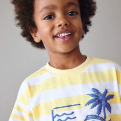 Alternative view of MAYORAL Μπλούζα ριγέ αγόρι 26-03082-077 Κίτρινο