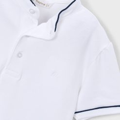 Alternative view of MAYORAL Πόλο γιακάς μαο αγόρι 26-03102-028 Λευκό