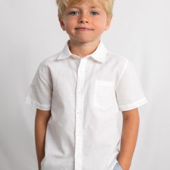 Alternative view of MAYORAL Πουκάμισο λινό αγόρι 26-03112-010 Λευκό