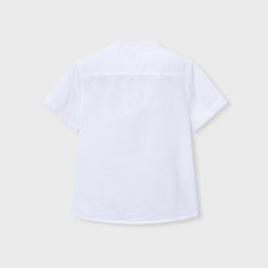 Alternative view of MAYORAL Πουκάμισο γιακάς μαο αγόρι 26-03113-017 Λευκό