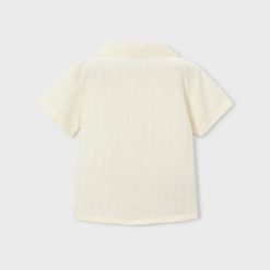 Alternative view of MAYORAL Πουκάμισο αγόρι 26-03114-022 Κρεμ