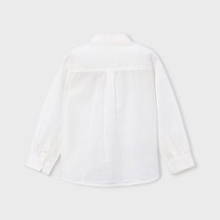 Alternative view of MAYORAL Πουκάμισο αγόρι 26-03117-077 Κρεμ