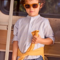 Alternative view of MAYORAL Πουκάμισο ριγέ αγόρι 26-03121-042 Σιέλ