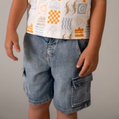 Alternative view of MAYORAL Βερμούδα τζιν αγόρι 26-03206-026 Τζιν ανοιχτό