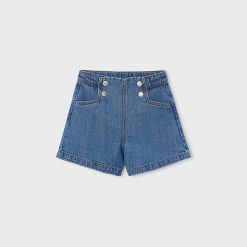 MAYORAL Παντελόνι κοντό τζιν κορίτσι 26-03224-056 Τζιν σκούρο