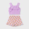 MAYORAL Σετ σορτς κορίτσι 26-03230-077 Λιλά