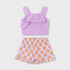 MAYORAL Σετ σορτς κορίτσι 26-03230-077 Λιλά