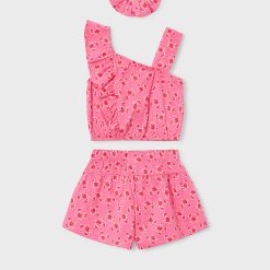 Alternative view of MAYORAL Σετ σορτς κορίτσι 26-03233-084 Ροζ