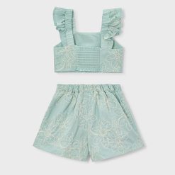 Alternative view of MAYORAL Σετ με βερμούδες κορίτσι 26-03235-089 Βεραμάν
