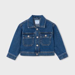 MAYORAL Τζιν τζάκετ κορίτσι 26-03454-056 Τζιν σκούρο