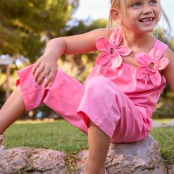 Alternative view of MAYORAL Σετ παντελόνι μακρύ και μπλούζα λουλούδια κορίτσι 26-03596-010 Ροζ