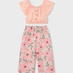 MAYORAL Σετ παντελόνι μακρύ και τοπ κορίτσι 26-03597-071 Μανταρινί