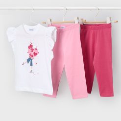 MAYORAL Σετ κολάν 3 τεμάχια κορίτσι 26-03729-010 Ροζ