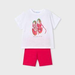 MAYORAL Σετ κολάν κορίτσι 26-03731-019 Ροζ