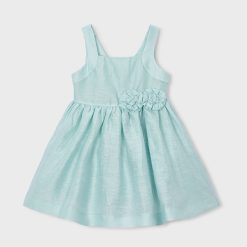 MAYORAL Φόρεμα αμπιγέ λουλούδι κορίτσι 26-03916-077 Βεραμάν