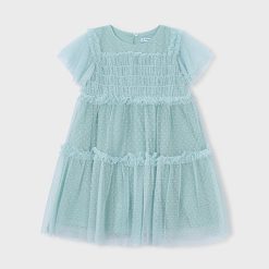MAYORAL Φόρεμα τούλι κορίτσι 26-03917-080 Βεραμάν