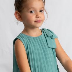 Alternative view of MAYORAL Πλισέ φόρεμα φιόγκος κορίτσι 26-03920-085 Μέντα