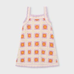 MAYORAL Πλεκτό φόρεμα κορίτσι 26-03935-067 Μπεζ