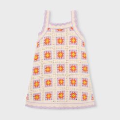 Alternative view of MAYORAL Πλεκτό φόρεμα κορίτσι 26-03935-067 Μπεζ