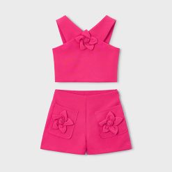 MAYORAL Σετ με βερμούδα κορίτσι 26-03948-094 Φούξια
