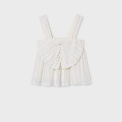 MAYORAL Τοπ φιόγκος κορίτσι 26-06019-095 Εκρού