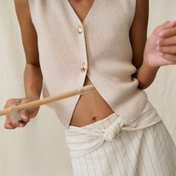 Alternative view of MAYORAL Πλεκτό τοπ κορίτσι 26-06020-029 Μπεζ