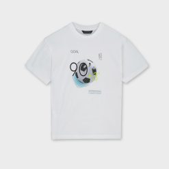 MAYORAL Μπλούζα αγόρι 26-06036-030 Λευκό