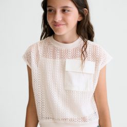Alternative view of MAYORAL Μπλούζα τοπ κορίτσι 26-06160-061 Μπεζ