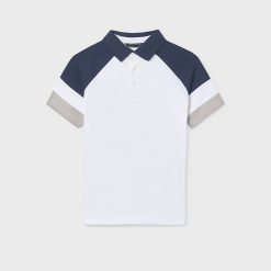 MAYORAL Πόλο αγόρι 26-06165-064 Λευκό