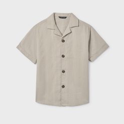 MAYORAL Πουκάμισο αγόρι 26-06170-076 Πέτρα