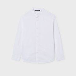 MAYORAL Πουκάμισο μακρύ μανίκι αγόρι 26-06176-010 Λευκό