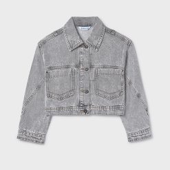 MAYORAL Τζιν τζάκετ κορίτσι 26-06406-089 Γκρι