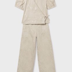 MAYORAL Σετ παντελόνι μακρύ κορίτσι 26-06559-022 Άμμος