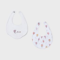 MAYORAL Σετ 2 σαλιάρες μωρό 26-09077-045 Λευκό