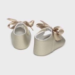 Alternative view of MAYORAL Μπαλαρίνες αμπιγέ φιόγκος νεογέννητο 26-09090-078 Σαμπανιζέ