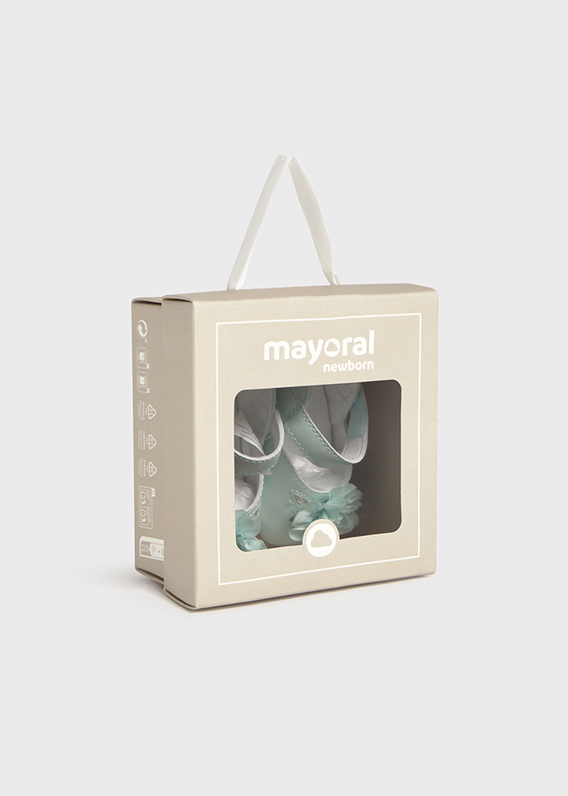 MAYORAL Μπαλαρίνες αμπιγέ νεογέννητο 26-09091-082 Άκουα - Image 5