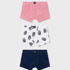 MAYORAL Σετ 3 μποξεράκια αγόρι 26-10171-010 Κόκκινο