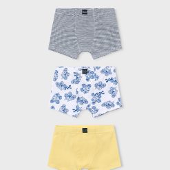 MAYORAL Σετ 3 μποξεράκια αγόρι 26-10171-012 Κίτρινο