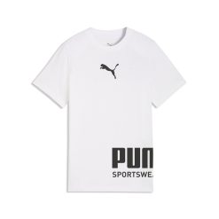 PUMA JUNIOR UNISEX ΚΟΝΤΟΜΑΝΙΚΗ ΜΠΛΟΥΖΑ  692535 02 ΛΕΥΚΟ