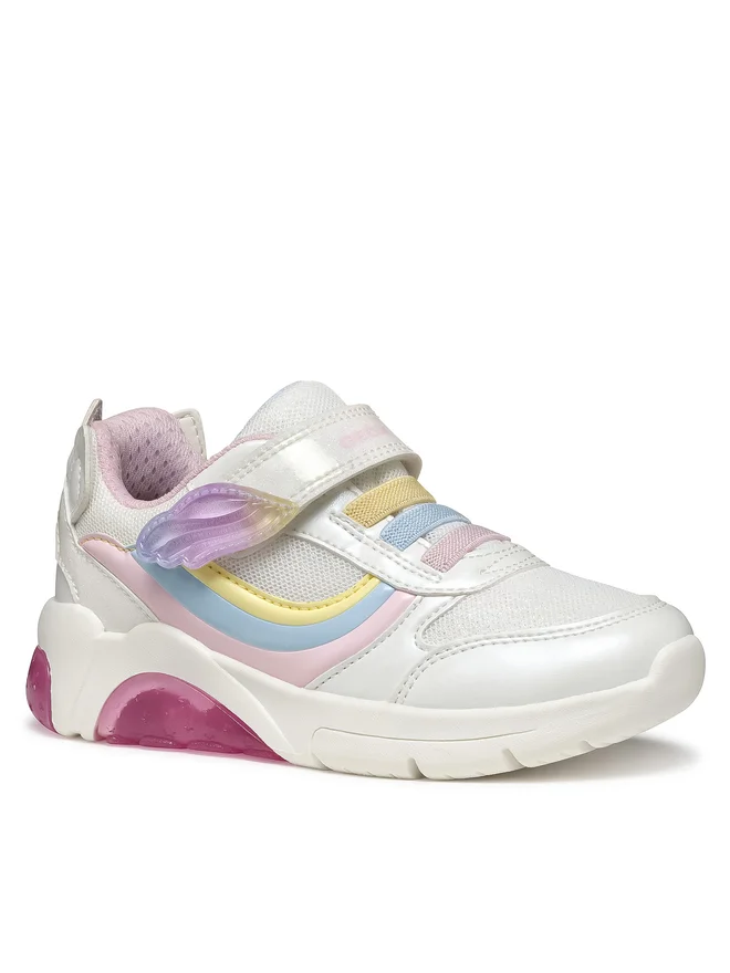 GEOX SNEAKER GIRL J FADINLIGHT A J55M4A 0KNGN C0653 ΛΕΥΚΟ - Image 3
