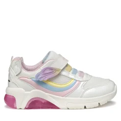 GEOX SNEAKER GIRL J FADINLIGHT A J55M4A 0KNGN C0653 ΛΕΥΚΟ