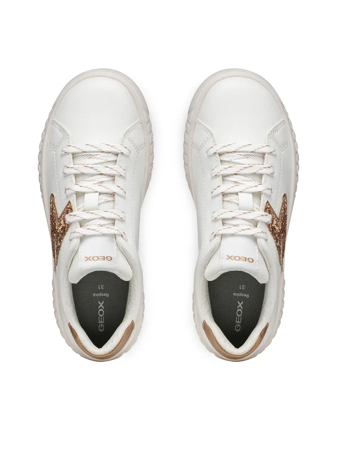 GEOX SNEAKER JUNIOR GIRL J MIKIROSHI C J45DVA 054EW C1ZH8 ΛΕΥΚΟ - Image 4
