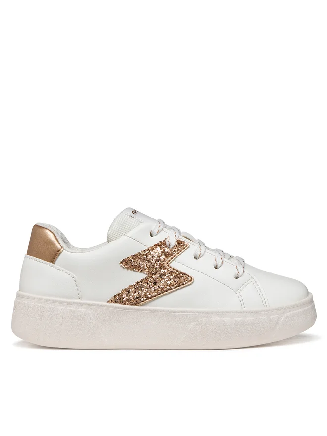 GEOX SNEAKER JUNIOR GIRL J MIKIROSHI C J45DVA 054EW C1ZH8 ΛΕΥΚΟ