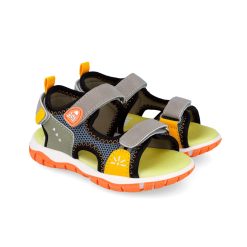 Alternative view of GARVALIN SANDAL ΒΟΥ 262717-B156 ΓΚΡΙ