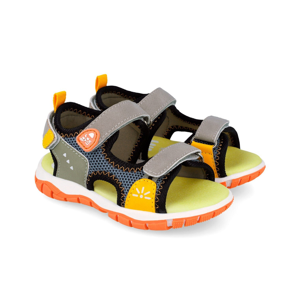 GARVALIN SANDAL ΒΟΥ 262717-B156 ΓΚΡΙ - Image 2