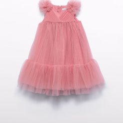 Abel & Lula Φόρεμα τούλι βολάν κορίτσι 26-05039-069 Ροζ