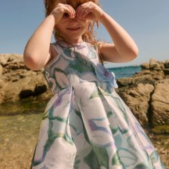 Alternative view of Abel & Lula Φόρεμα μικάδο στάμπα κορίτσι 26-05052-008 Γαλάζιο