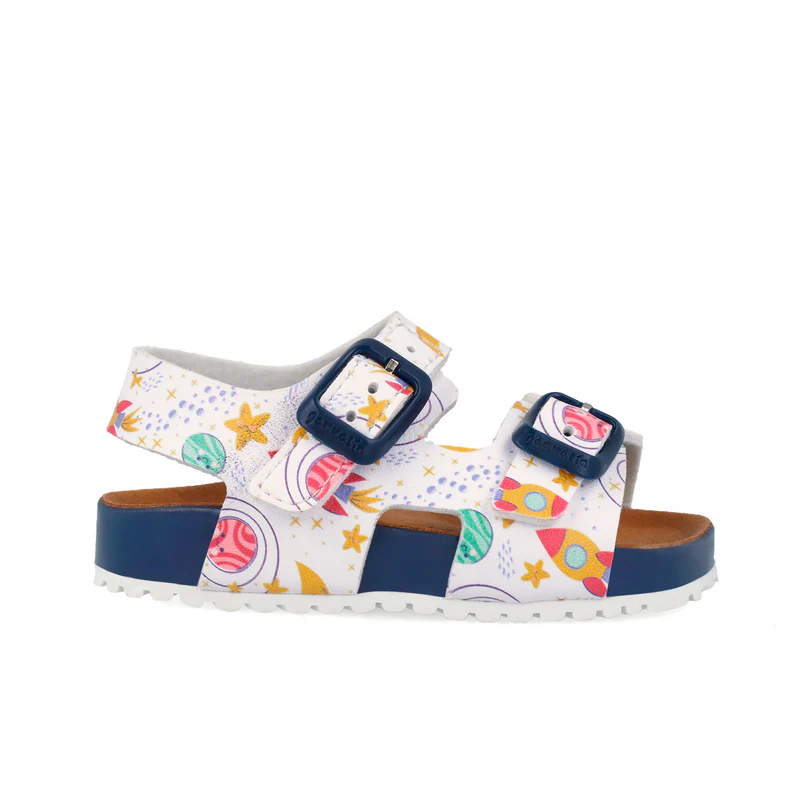 GARVALIN SANDAL BABY BOY 262463-B050 ΛΕΥΚΟ - Image 3