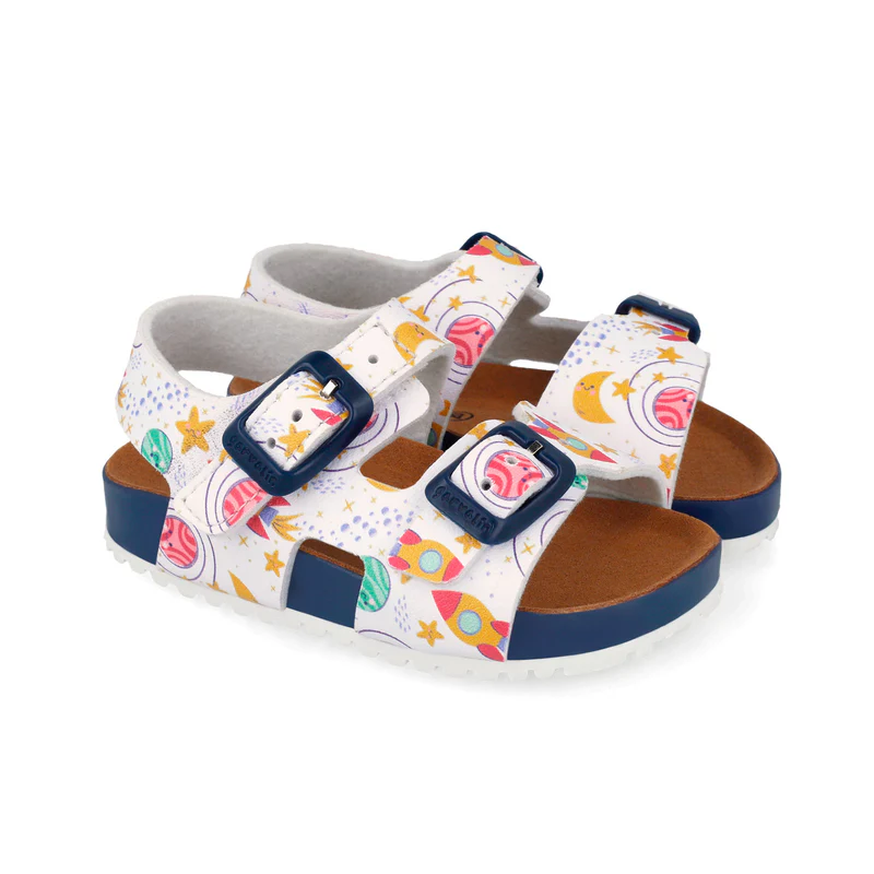 GARVALIN SANDAL BABY BOY 262463-B050 ΛΕΥΚΟ - Image 4